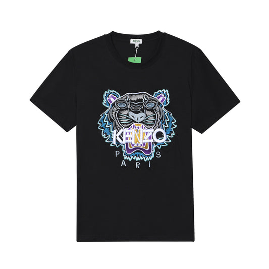 Camiseta Kenzo Negra/Multicolor
