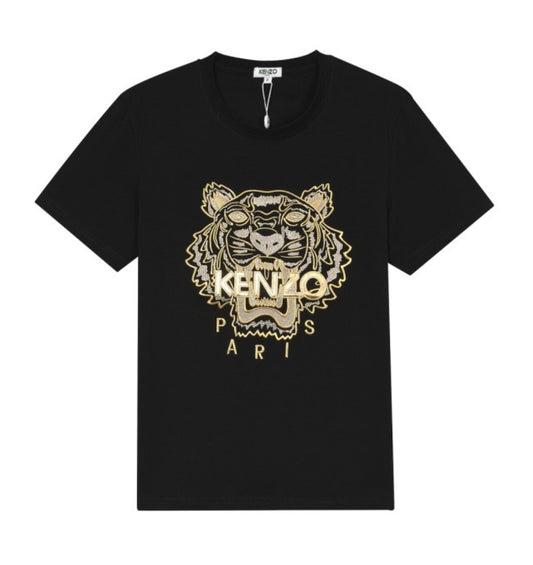 Camiseta Kenzo Negra/Dorada